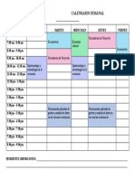 Horario Semanal