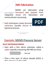 Mems Fabrication