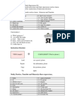 Instructions and Daily Expressions 001