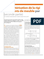 La Caractérisation de La Rigi Dité Des Assemblages D'éléments de Meuble