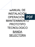 Manual de Instalación Operación y Mantenimiento Prototipo Tecnologico