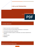 Consecuencias de La Victimización: Maestría en Psicologia Forense