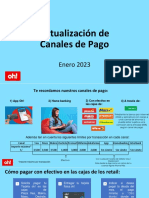 Actualización de Canales de Pago: Enero 2023