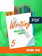 Writing Practice Book 5 Green Sample