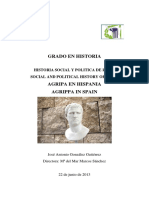 Grado en Historia: Historia Social Y Politica de Roma Social and Political History of Rome