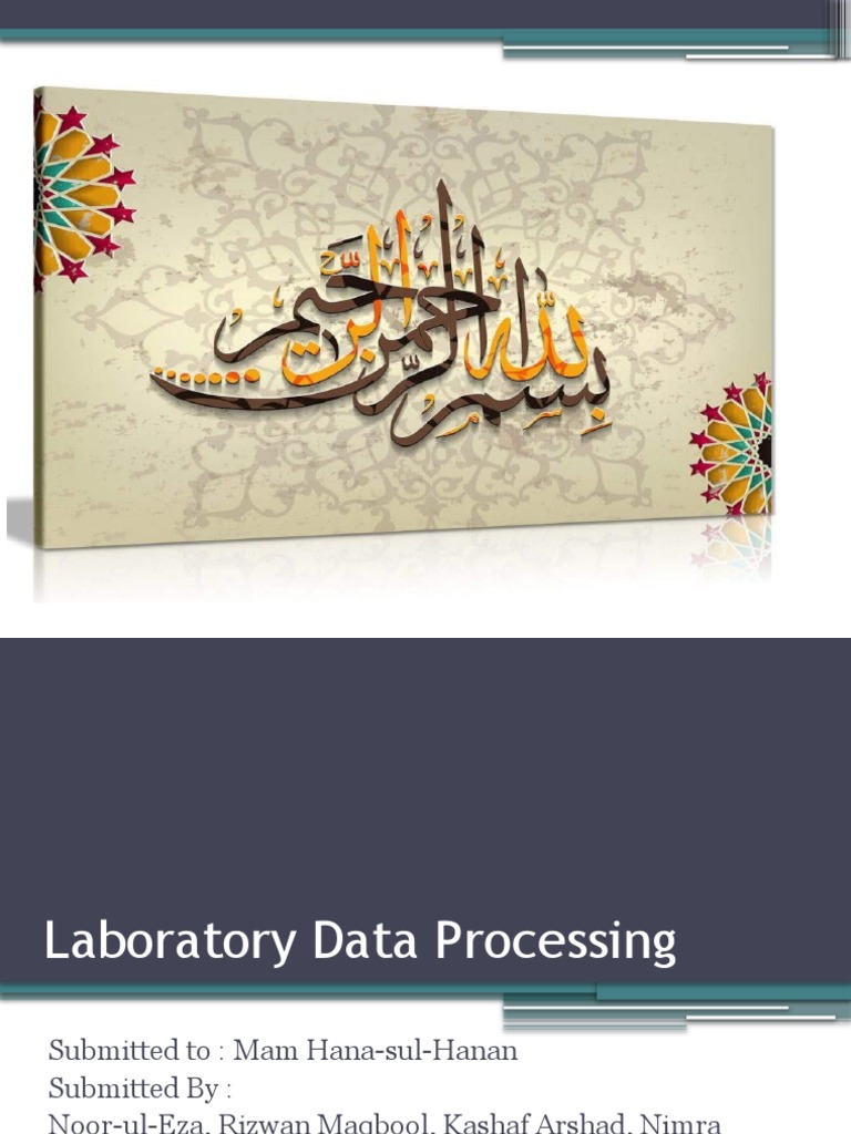 Post-Analytical Phase in Lab Data Processing | PDF | Error | Laboratories