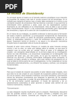 Stanislavski -el metodo-