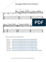 Example Arpeggio Patterns For Practice