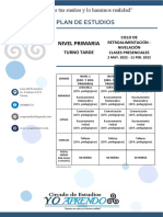 Plan de Estudios: Nivel Primaria