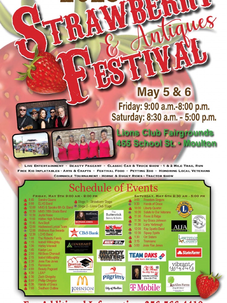 Moulton Strawberry & Antique Festival 2023 PDF