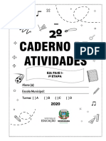 EJA 1a ETAPA 2o CADERNO DE ATIVIDADES 1