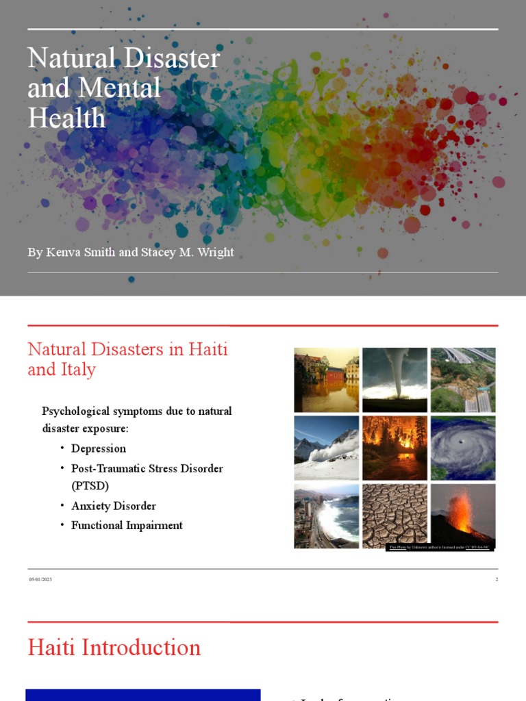 Mental Health Impact of Natural Disasters | PDF