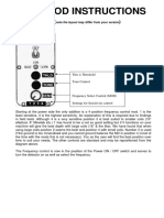 SD2000 GPM Instructions