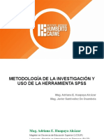 Metodología e investigación con SPSS