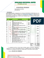 Cotización Del Proveedor: Señores: Municipalidad Distrital de Ripán