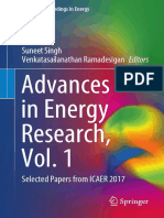 Advances in Energy Research, Vol. 1: Suneet Singh Venkatasailanathan Ramadesigan Editors