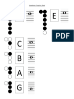 Saxophone Fingering Chart