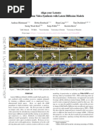 Align Your Latents: High-Resolution Video Synthesis With Latent Diffusion Models