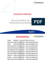 Macroeconomia: Aplicaciones de Los Principios Economicos