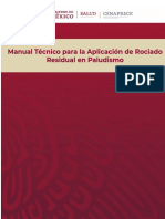 Manual Técnico para La Aplicación de Rociado Residual en Paludismo