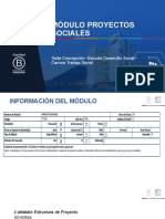 Módulo Proyectos Sociales: Sede Concepción - Escuela Desarrollo Social - Carrera Trabajo Social