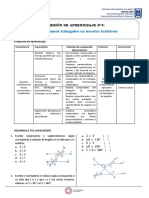 Encontramos Triángulos en Nuestra Textilería: Sesión de Aprendizaje N°4