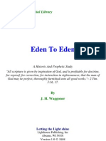 Joseph H. Waggoner - Eden to Eden