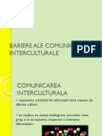 Bariere Ale Comunicarii Interculturale