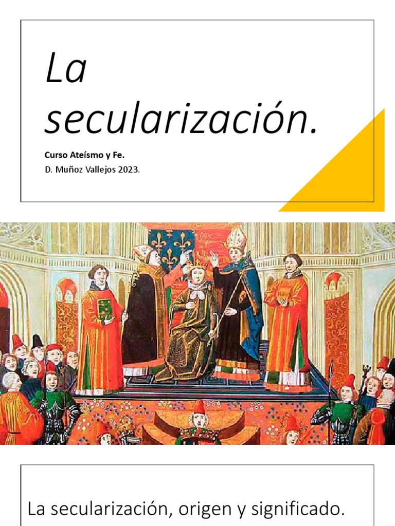 Proceso y significado de la secularización | PDF