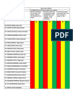 Lista de Cotejo