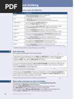 English Collocations - Liking & Disliking HW