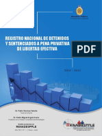 Registro Nacional de Detenidos Y Sentenciados A Pena Privativa de Libertad Efectiva