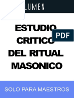 Antenor Dal Monte - Estudio Critico Del Ritual Masonico 