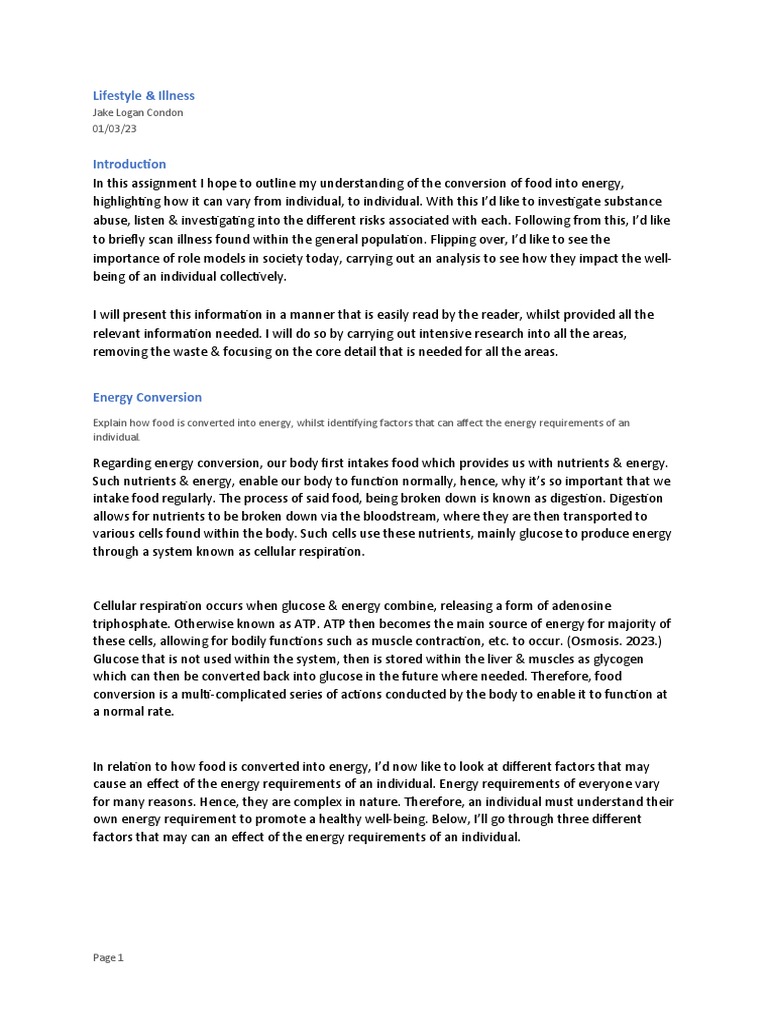 Lifestyleandillness 01 03 23 Final PDF Urinary Tract Infection