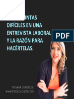 8 Preguntas Dificiles en Una Entrevista de Trabajo y Las Razones para Hacertelas