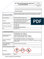 FISPQ - Ficha de Informação de Segurança Do Produto Químico