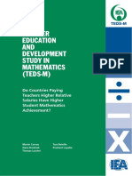 Carnoy& 2009 TEDS M Cost Study