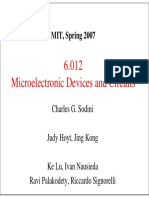 6.012 Microelectronic Devices and Circuits: MIT, Spring 2007