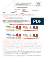 Programas Sociales Del Estado Peruano: Proponemos Soluciones Frente A Una Problemática Social