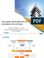 Inovações (Disruptivas) Na Prestação de Serviços: Alberto Paradisi - CPQD