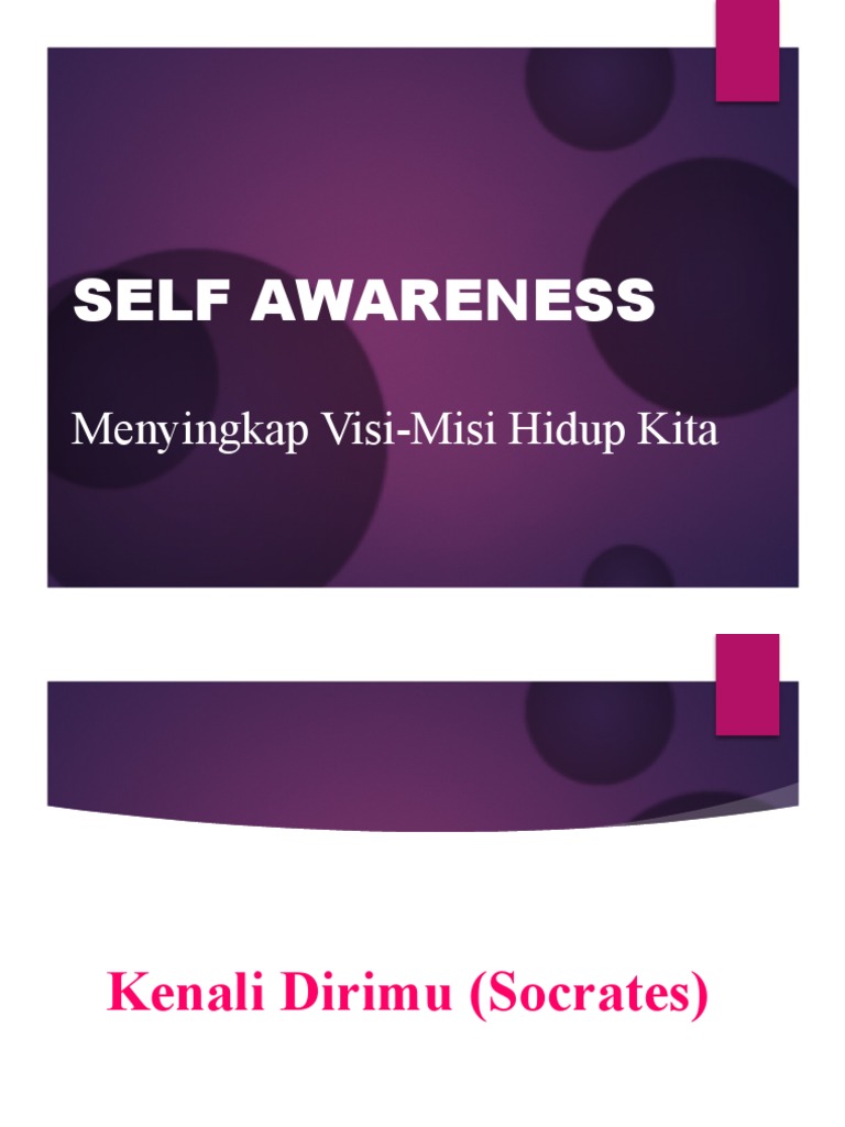 Self Awareness | PDF
