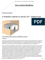 A Indústria Cultural no século XXI – Robert Kurz – Ensaios e textos libertários