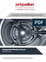 Installation and Operating Instructions: Integrated Washer Dryer