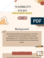 Feasibility Study: Filipino Sa Piling Larangan