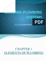 Building Plumbing Systems: Ce 313 Engineering Utilities 2