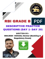 Descriptive Practice Questions Day 1-30 RBI Grade B 2023