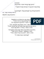 Reading Comprehension Worksheets Filipino For Grade 2 | PDF