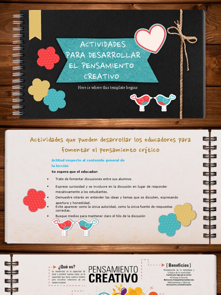 Actividades para Desarrollar El Pensamiento Creativo. | PDF
