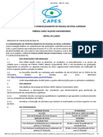 Coordenação de Aperfeiçoamento de Pessoal de Nível Superior Prêmio Capes Talento Universitário EDITAL #1/2023