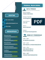 CV Lamaran Kerja Simpel Dan Menarik 9